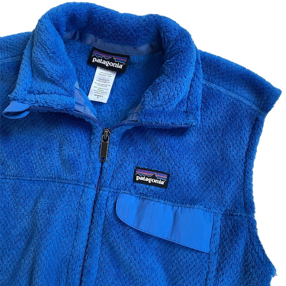 PATAGONIA Re-Tool Polartec Fleece Vest 25445 Jacket Women's M Oasis Blue